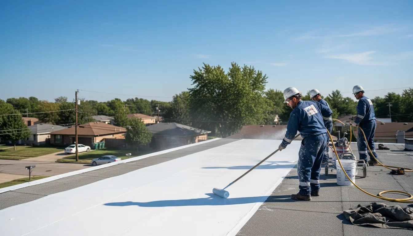 Commercial roof coating in West Hatfield, MA near me